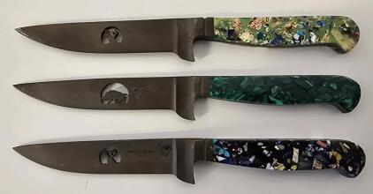 (3) Hen & Rooster Display Knives