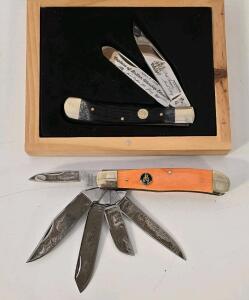(2) Collectible Pocket Knives- Deer Creek Limited Edition, American Revolution Series