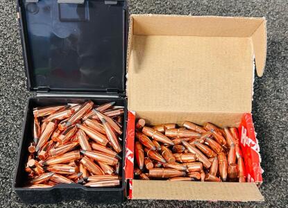 Speer Boat Tail 30 Cal 180 Gr and Hornady 30 Cal 165 Gr.