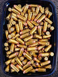 Tray With 40 S&W 180 XTP Ammunition (Unkown Quantity)