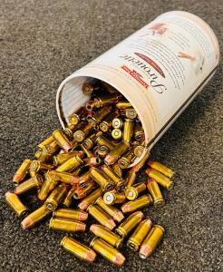 Can With 40 S&W 180 JHP Ammunition (Unkown Quantity)
