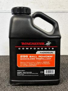 Jug Of Winchester Components Handgun 296 Ball Powder Smokeless Propellant