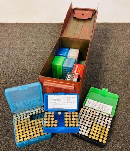 Metal Ammo Box With Mixed .38 Special Ammunition (Unkown Quantity)
