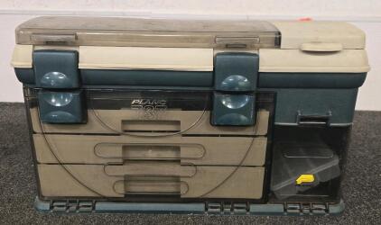 Plano 737 Fishing Tackle Box W/ Some Lure And Gear