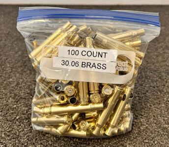 (100) Count 30.06 Brass