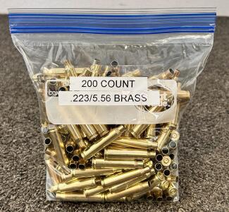 (200) Count .223/5.56 Brass