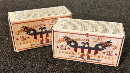 (2) Boxes Of American Legacy 380 ACP 100 Gr. FMJ