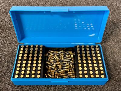 (100+) Rnds Of 22 Cal. Ammunition in Blue Case