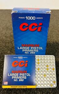 (1000) CCI No. 350 Magnum Large Pistol Primers