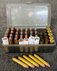 (35) Rnds Of 45-70 Govt Ammunition With (12) Empty Brass Casings