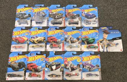 (16) Collectible Hot Wheels Cars