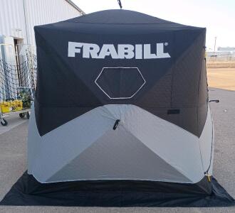 Frabill HQ200 Portable Ice Fishing Shelter, Collapsible With Carrying Case New Un Used 8'x8'x7' Tall