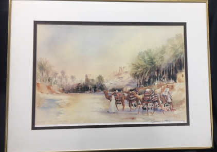 &lsquo;Wadi at Diriyah&rsquo; Framed Limited Edition Print