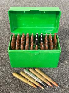 (50) Rnds Of Mixed 30-06 Ammunition in Green Case