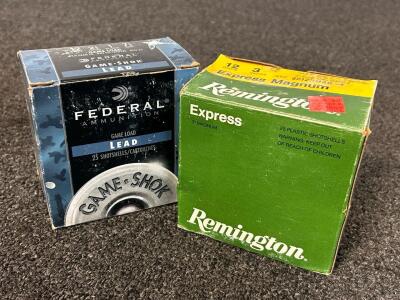 (2) Boxes Of 12 Gauge Shotgun Shells (50 Rnds Total)