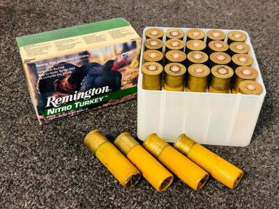 (25) Rnds Of Federal Hi-Power 20 Ga. And (10) Rnds Of Remington Nitro Turkey 12 Ga.