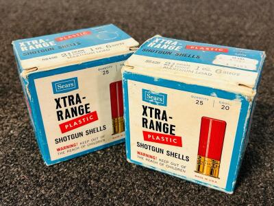 (2) Boxes Of Xtra-Range 20 Gauge 6-Shot Shotgun Shells