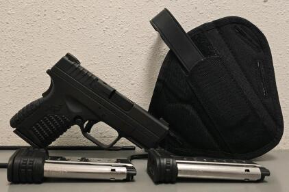 Springfield Armory XD-S 3.3 9mm Handgun, Black Finish, Serial S3808278