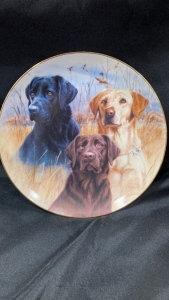 “Great Hunting Dogs II- Labs” Limited Edition Collectors Plate