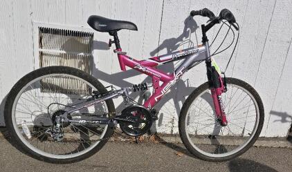 24" Pink Girls Next Power Climber mountain bike