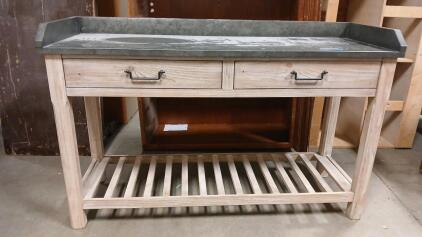 (1) Rachael Ray Home Monteverdi Sideboard Table W/ Drawers -64"L x22"W x40"H