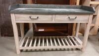 (1) Rachael Ray Home Monteverdi Sideboard Table W/ Drawers -64"L x22"W x40"H