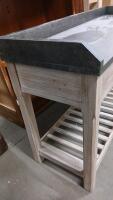 (1) Rachael Ray Home Monteverdi Sideboard Table W/ Drawers -64"L x22"W x40"H - 6