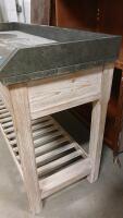 (1) Rachael Ray Home Monteverdi Sideboard Table W/ Drawers -64"L x22"W x40"H - 7