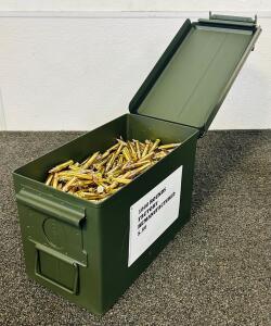 Metal Ammo Box With (1000) Rnds Of Factory Remanufactured 5.56mm Ammo