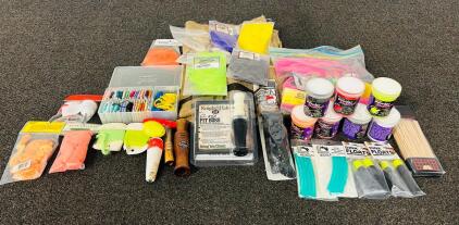 Fly Fishing Materials, Fishing Essentials and Hunting Tools: Feathers, Powder Pai