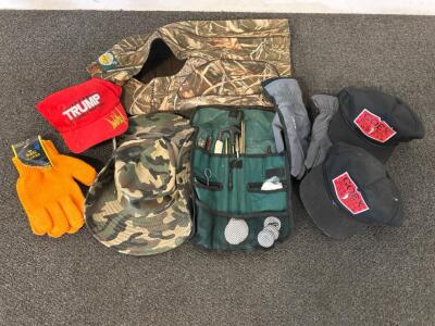 Rifle Cleaning Tools, Hats, Gloves and Cabelas Dog Vest