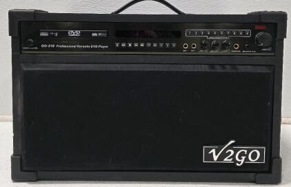 V2GO GO-210 Professional Karaoke DVD Player, *Tested, turns on*