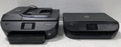 (1) HP ENVY Photo 7858 All-in-One Printer *Tested, Turns on* (1) HP ENVY 5030 All-in-One Printer *Tested, Turns on, Cord not included*