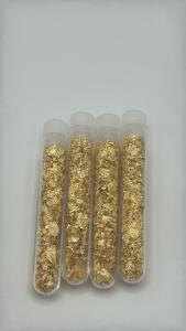 (4) Bottles Of Gold Flake/Leaf Gold