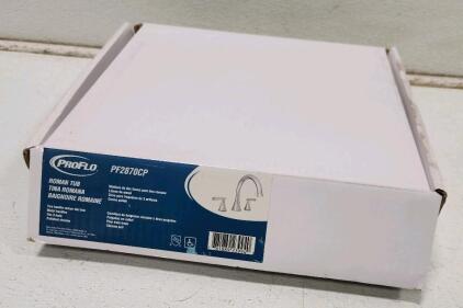 (1) Proflo Pf2870 Willett Deck Mounted Roman Tub Filler