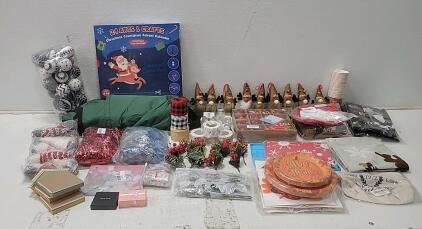 Assortment of Thanks Giving & Christmas Decorations