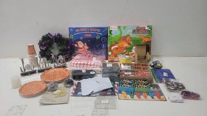 (1) New Carburetor, Assortment of Christmas & Thanksgiving Decorations