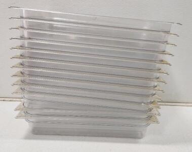(12) Clear Polycarbonate Food Pan
