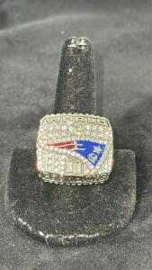 Replica 2001 New England Patriots Brady Super Bowl Ring Size 11