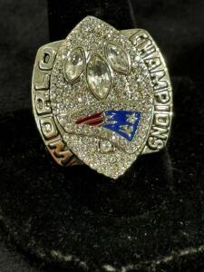 Replica 2004 New England Patriots Brady Super Bowl Ring Size 11