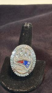 Replica 2014 New England Patriots Brady Super Bowl Ring Size 11