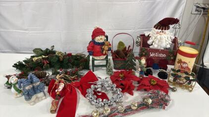 Christmas Decor - Sleigh Bells , Snowmen , Santa & More