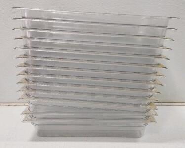 (13) Clear Polycarbonate Food Pan