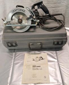 (1) Craftsman 7-1/4" Industrial Circular Saw W/ Case