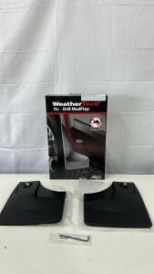 (1) WeatherTech 110050 Front Mudflaps For 2015 Ford F-150