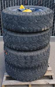 Full Set of Good Year Tires and Wheels LT275/70R18