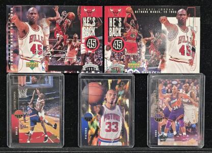 (1) 1994-95 Grant Hill Upper Deck *Rookie* Class Card Detroit Pistons #157 (1) 1994-95 Charles Barkley Upper Deck Phoenix Suns #121 (1) 1994-95 Scottie Pippen Upper Deck Basketball Trading Card Chicago Bulls, #127