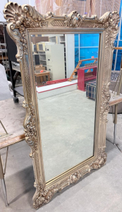 (1) Gold Framed Mirror- 35&rdquo;x59&rdquo;