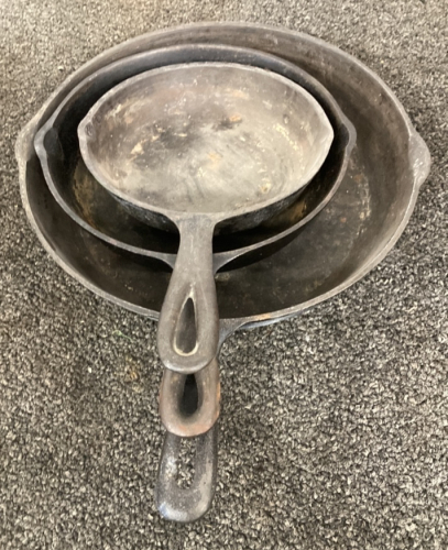 (3) Cast Iron Skillets