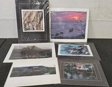 (6) Chinese/Japanese Themed Photo Prints- Photographs By Wayne Kidwell (Former Idaho Supreme Court Justice)